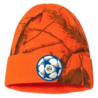 Cool Madrid Soccer Ball Kati Licensed 12" Camo Beanie