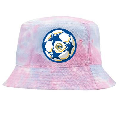 Cool Madrid Soccer Ball Tie-Dyed Bucket Hat