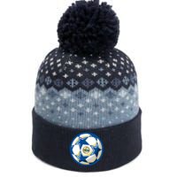 Cool Madrid Soccer Ball The Baniff Cuffed Pom Beanie