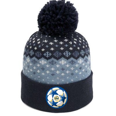 Cool Madrid Soccer Ball The Baniff Cuffed Pom Beanie