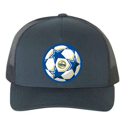 Cool Madrid Soccer Ball Yupoong Adult 5-Panel Trucker Hat