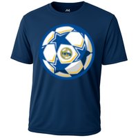 Cool Madrid Soccer Ball Cooling Performance Crew T-Shirt