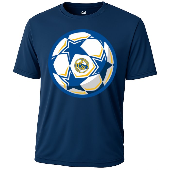 Cool Madrid Soccer Ball Cooling Performance Crew T-Shirt