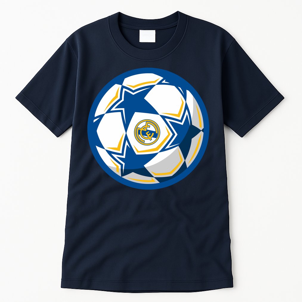 Cool Madrid Soccer Ball Tall T-Shirt