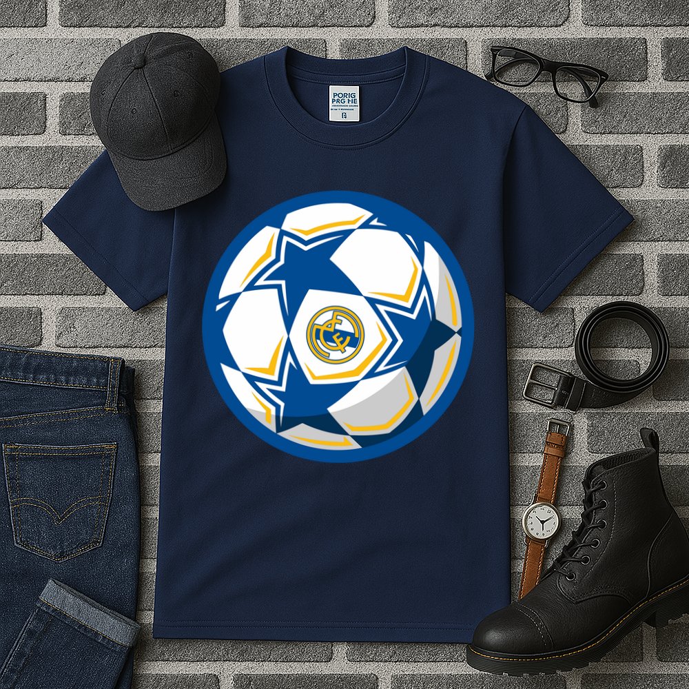 Cool Madrid Soccer Ball Tall T-Shirt