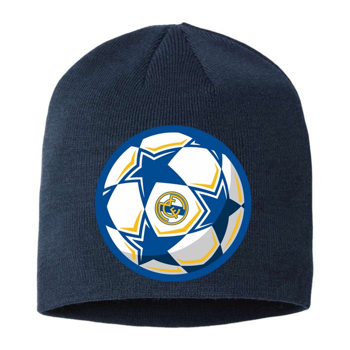 Cool Madrid Soccer Ball Sustainable Beanie