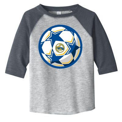 Cool Madrid Soccer Ball Toddler Fine Jersey T-Shirt