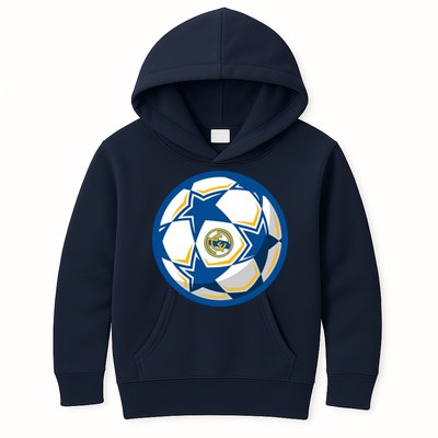Cool Madrid Soccer Ball Kids Hoodie