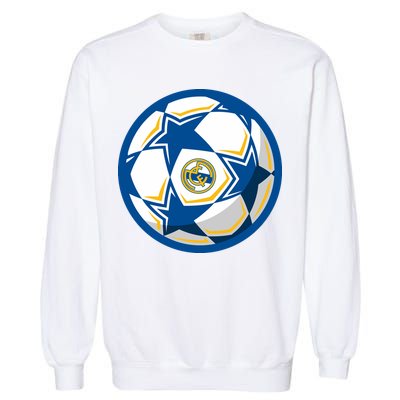 Cool Madrid Soccer Ball Garment-Dyed Sweatshirt