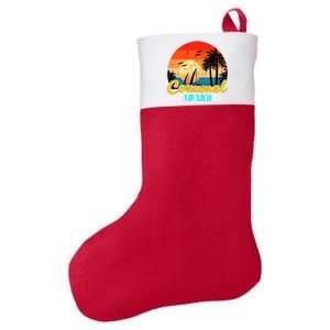 Cozumel Mexico Souvenirs Yucatan Mexico Vacay Mode Gift Felt Holiday Christmas Stocking