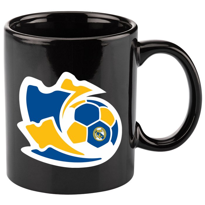 Cool Madrid Soccer Kick 11oz C Handle Ceramic Mug