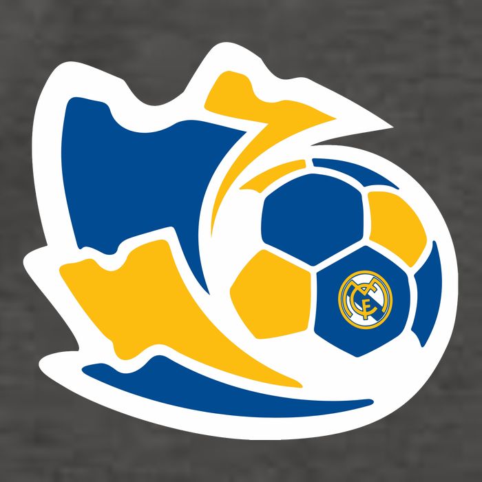 Cool Madrid Soccer Kick Vector Backpack