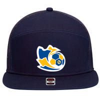 Cool Madrid Soccer Kick 7 Panel Mesh Trucker Snapback Hat
