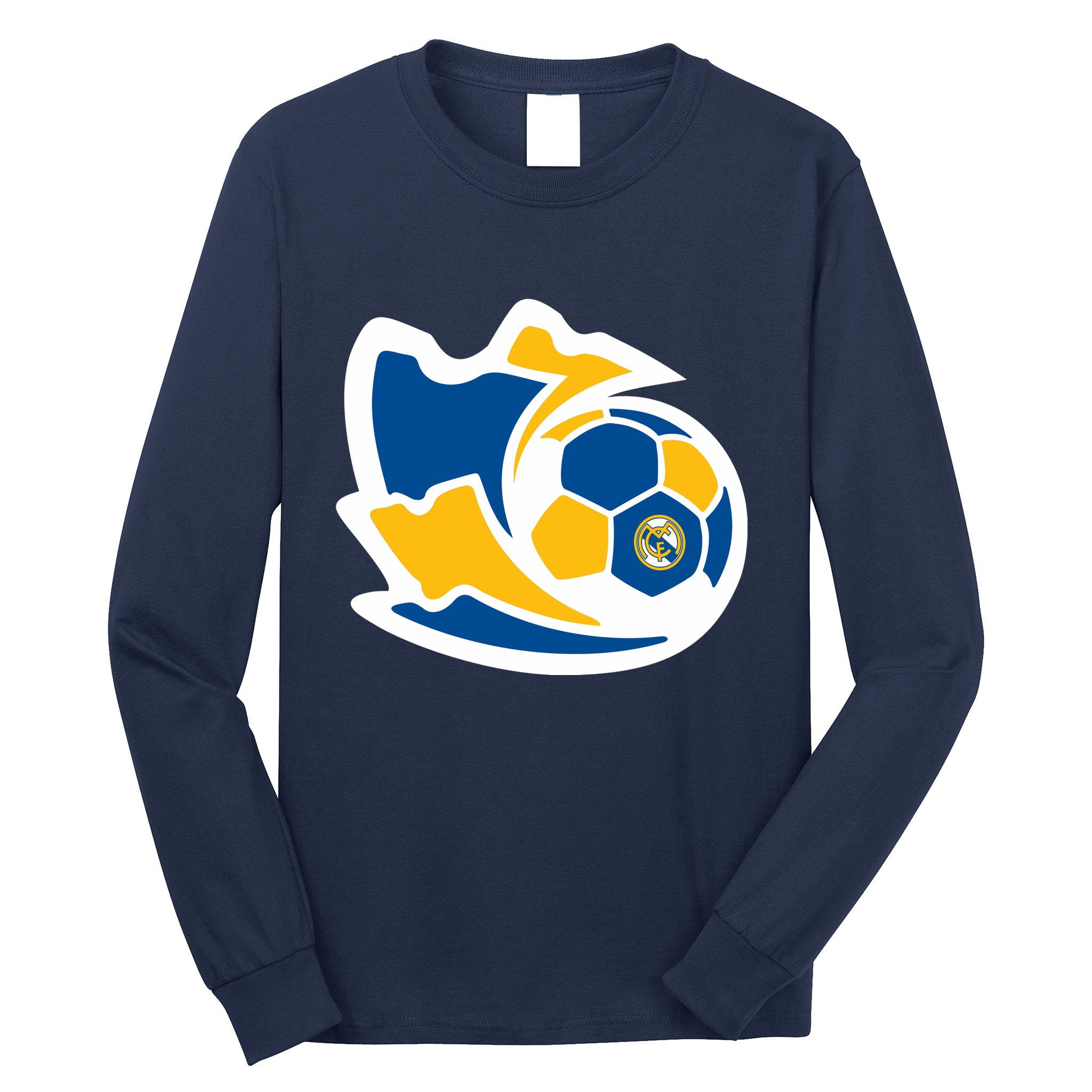 Cool Madrid Soccer Kick Long Sleeve Shirt