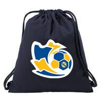 Cool Madrid Soccer Kick Drawstring Bag