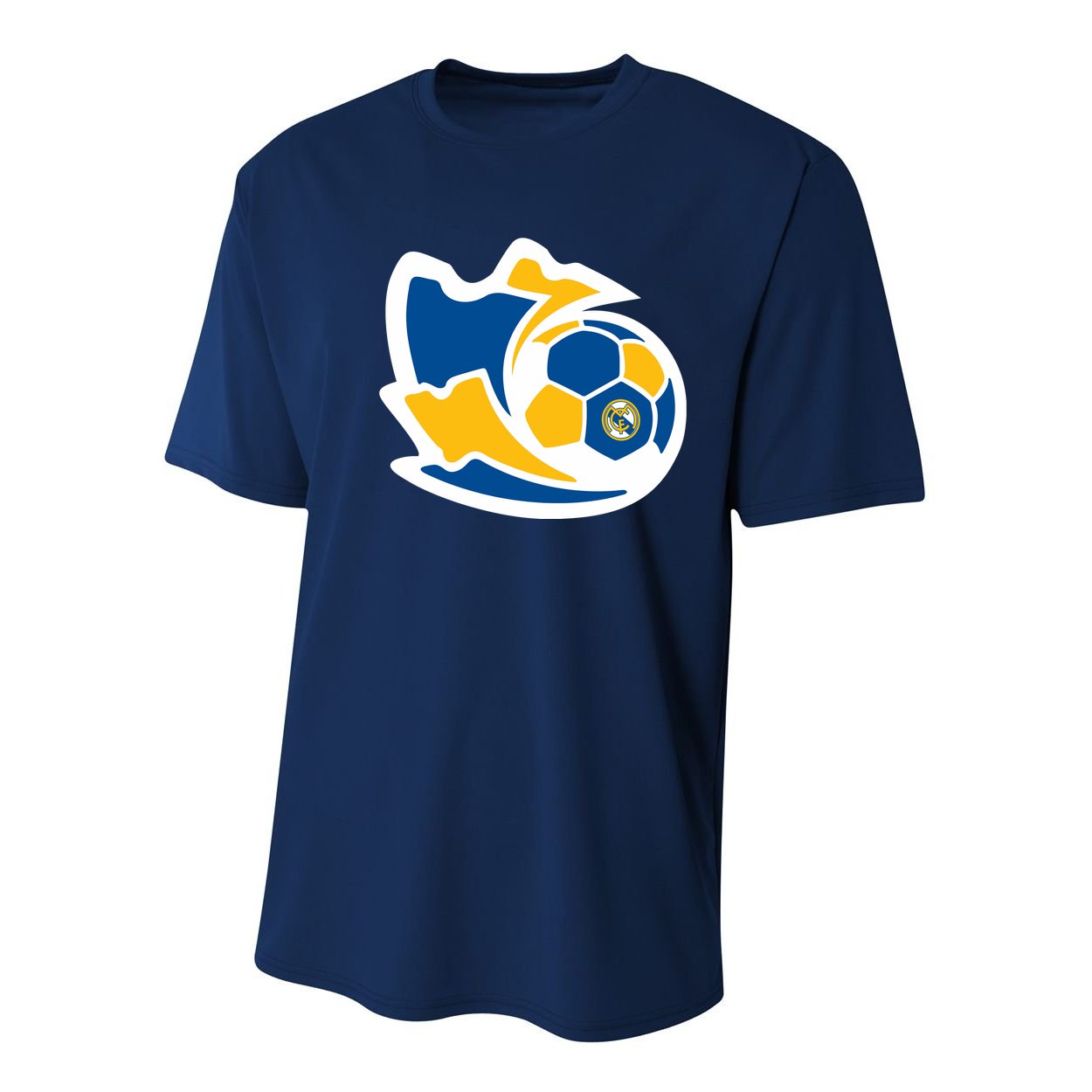 Cool Madrid Soccer Kick Youth Performance Sprint T-Shirt