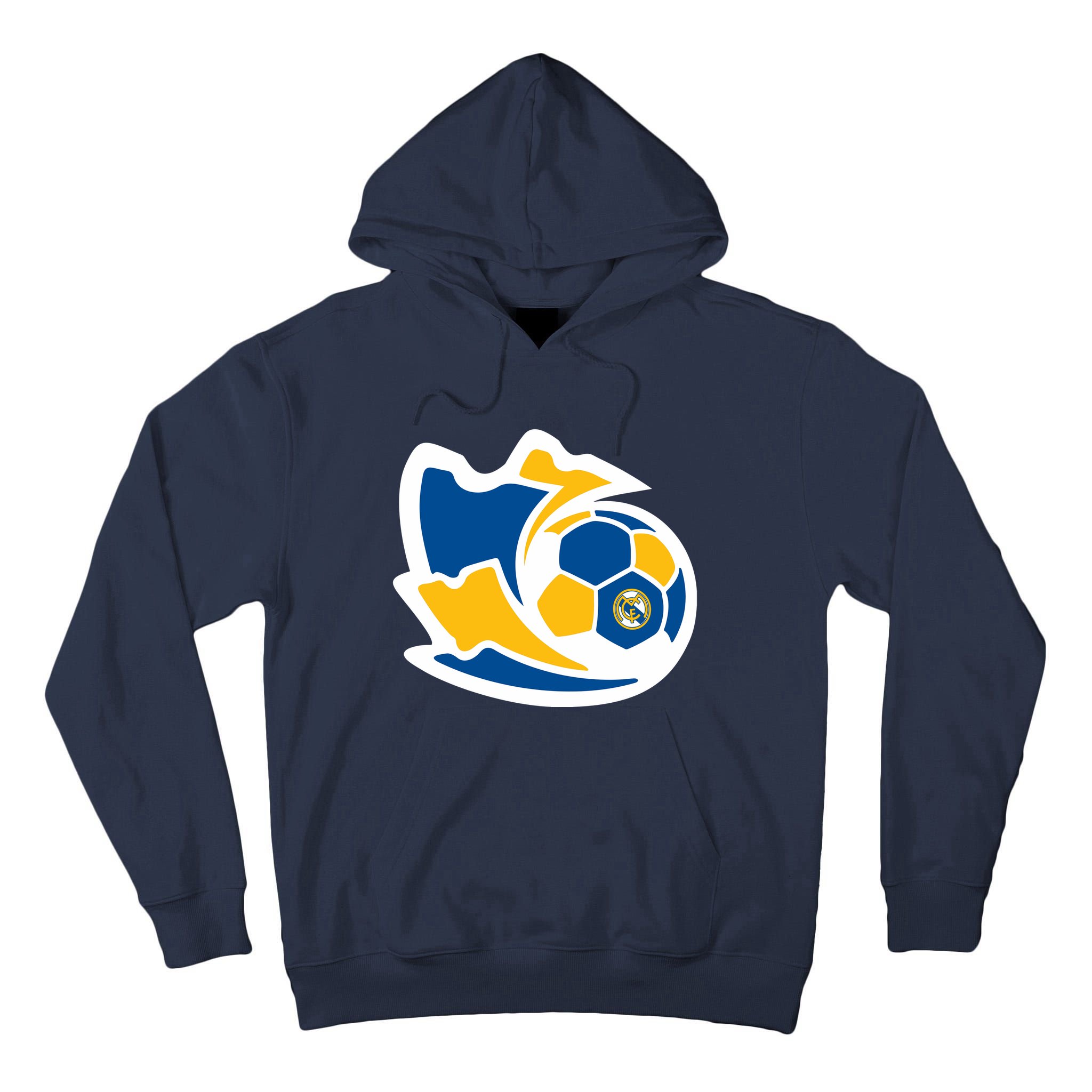 Cool Madrid Soccer Kick Tall Hoodie