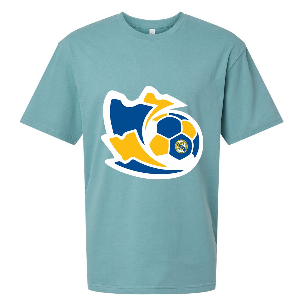 Cool Madrid Soccer Kick Sueded Cloud Jersey T-Shirt