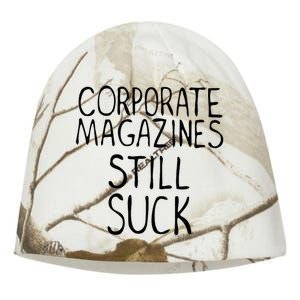 Corporate Magazines Still Suck 90s Grunge Is Dead Music Rock Kati - Camo Knit Beanie