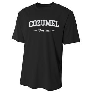 Cozumel Mexico Sport Souvenir Performance Sprint T-Shirt