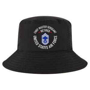 Chief Master Sergeant Retired Retirement Cool Comfort Performance Bucket Hat