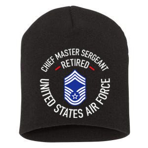 Chief Master Sergeant Retired Retirement Short Acrylic Beanie