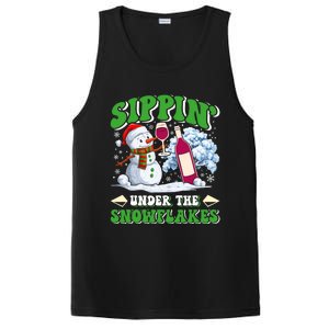 Christmas Market Sippin Under The Snowflakes Mulled Wine Gift PosiCharge Competitor Tank