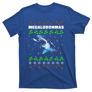 Christmas Megalodon Shark Eat Fish Funny Xmas Design Cute Gift T-Shirt