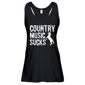 Country Music Sucks Folk Style Musician Western Ladies Essential Flowy Tank