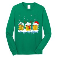 Christmas Mug Santa Reinbeer Beer Xmas Lights Pajamas Gift Long Sleeve Shirt