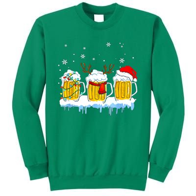 Christmas Mug Santa Reinbeer Beer Xmas Lights Pajamas Gift Sweatshirt