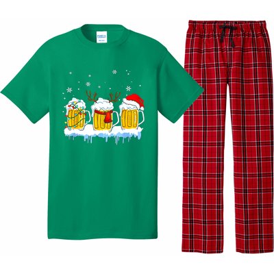 Christmas Mug Santa Reinbeer Beer Xmas Lights Pajamas Gift Pajama Set