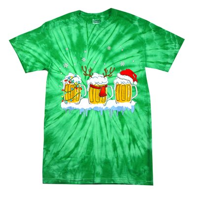 Christmas Mug Santa Reinbeer Beer Xmas Lights Pajamas Gift Tie-Dye T-Shirt