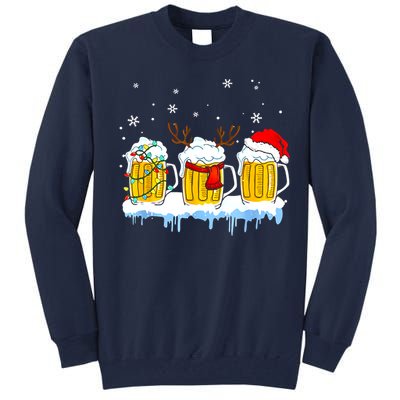 Christmas Mug Santa Reinbeer Beer Xmas Lights Pajamas Gift Tall Sweatshirt