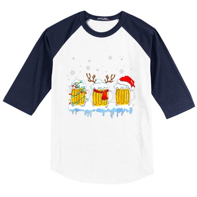 Christmas Mug Santa Reinbeer Beer Xmas Lights Pajamas Gift Baseball Sleeve Shirt