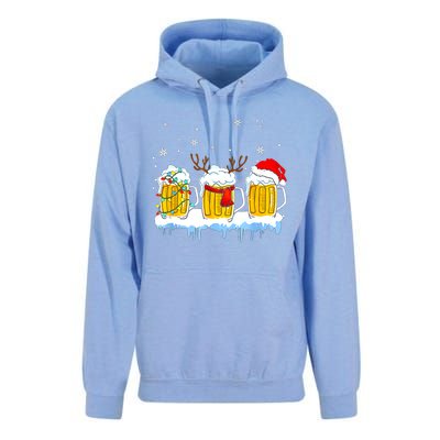 Christmas Mug Santa Reinbeer Beer Xmas Lights Pajamas Gift Unisex Surf Hoodie