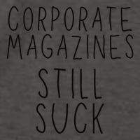 Corporate Magazines Still Suck Grunge Music Rock 90s Vector Backpack