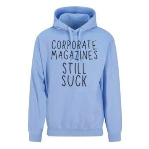 Corporate Magazines Still Suck Grunge Music Rock 90s Unisex Surf Hoodie