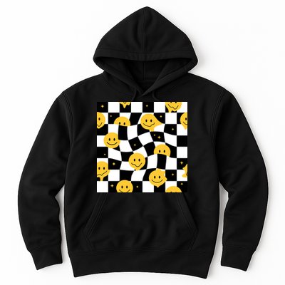 Crazy Melt Smile Faces Pattern Hoodie