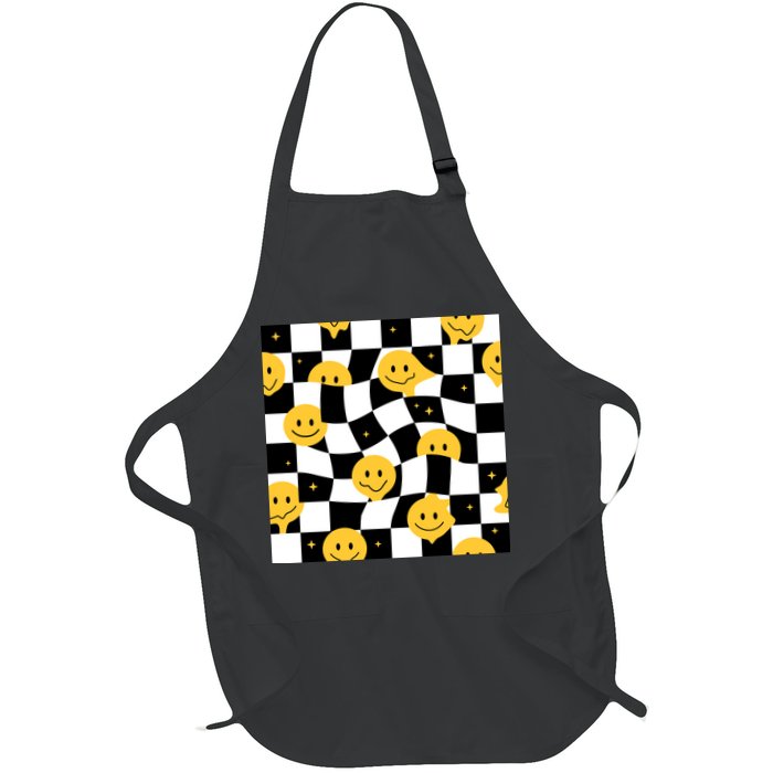 Crazy Melt Smile Faces Pattern Apron