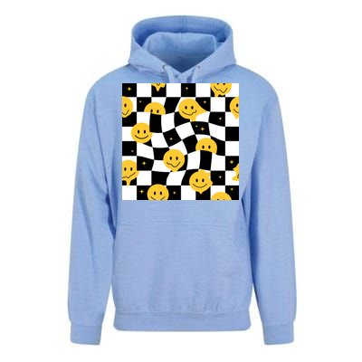 Crazy Melt Smile Faces Pattern Unisex Surf Hoodie