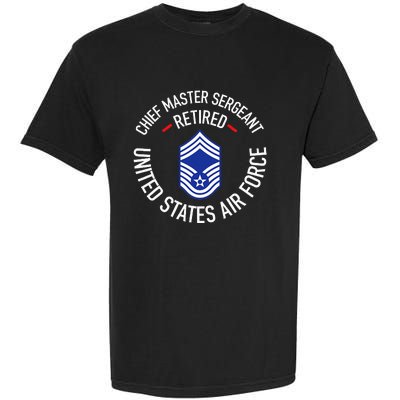 Chief Master Sergeant Retired Retirement Garment-Dyed Heavyweight T-Shirt