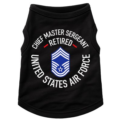 Chief Master Sergeant Retired Retirement Doggie Tank