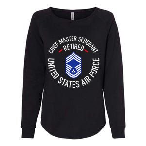 Chief Master Sergeant Retired Retirement Womens California Wash Sweatshirt