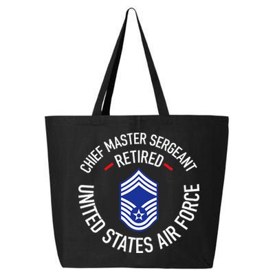 Chief Master Sergeant Retired Retirement 25L Jumbo Tote