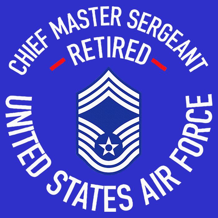 Chief Master Sergeant Retired Retirement Tall T-Shirt