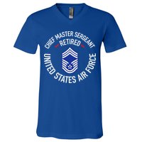 Chief Master Sergeant Retired Retirement V-Neck T-Shirt