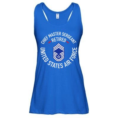 Chief Master Sergeant Retired Retirement Ladies Essential Flowy Tank