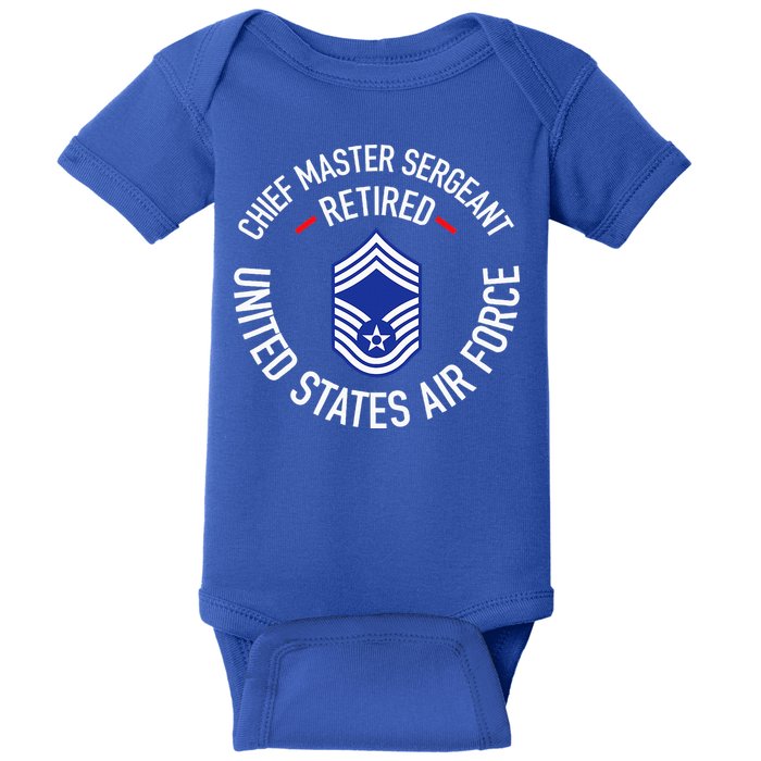 Chief Master Sergeant Retired Retirement Baby Bodysuit