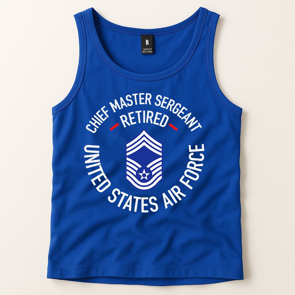 Chief Master Sergeant Retired Retirement Tank Top